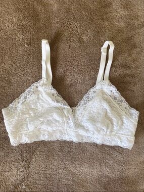H&M White Lace Bralette Intimates Size Small